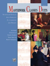 Masterwork Classics Duets piano sheet music cover Thumbnail